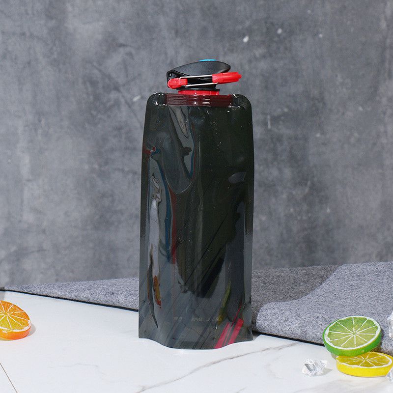 2 X 700ml large Foldable running/cycling water bottle,fully collapsible,uk stock - Image 4
