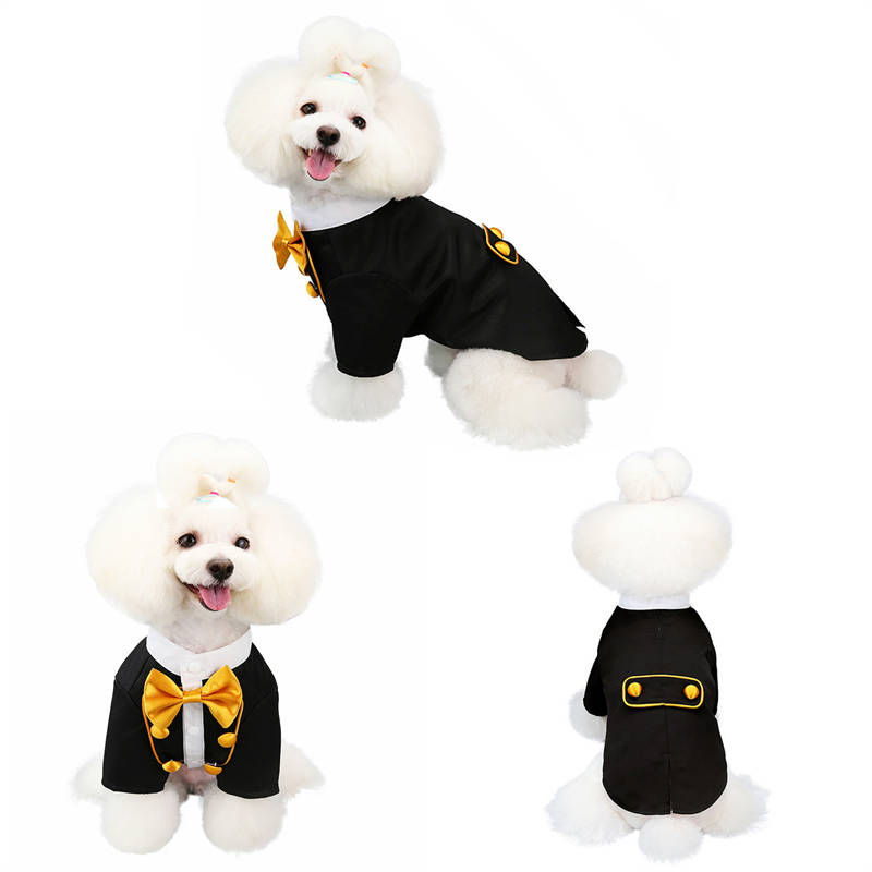 Pet Clothes Pet Suit Wedding Pet Dress Swallowtail Dog Clothes Fashion - Image 8