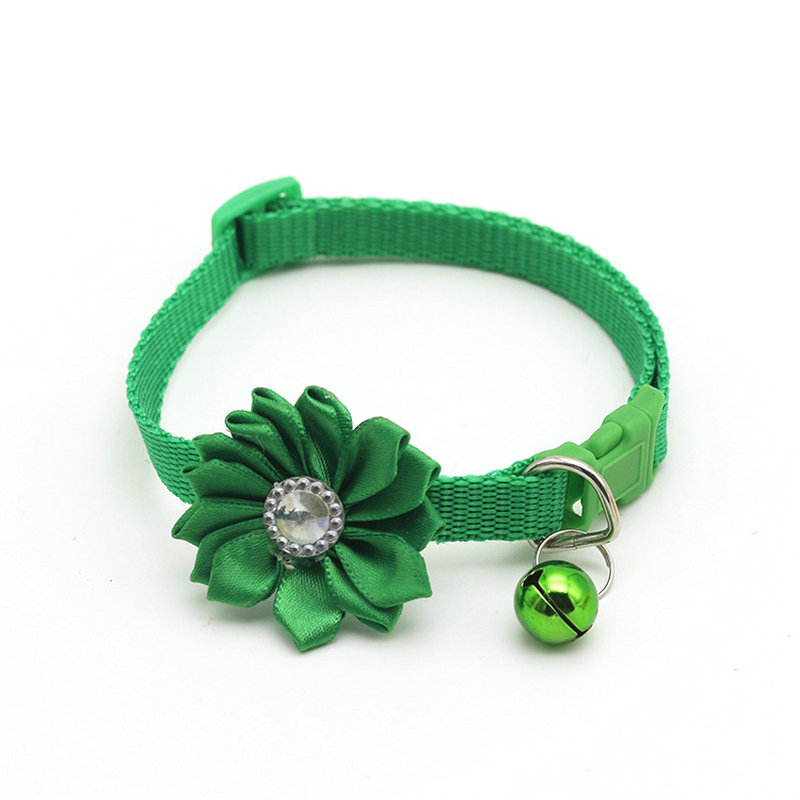 New Products in Stock Supply 1.0 Pet Bell Flower Collar Dog Collar Collar Cat Collar Ornament - Image 6