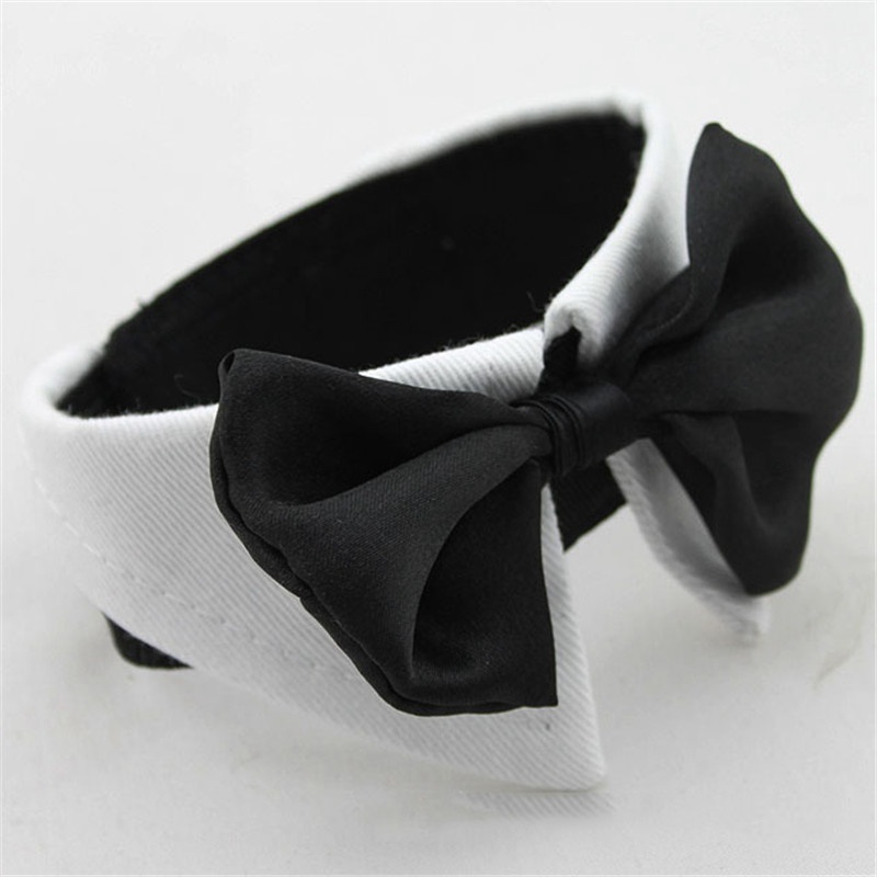 Dog Cat Pet Bow Tie Bowknot Neck Accessory Puppy Dickie Necktie Necklace Collar - Image 5
