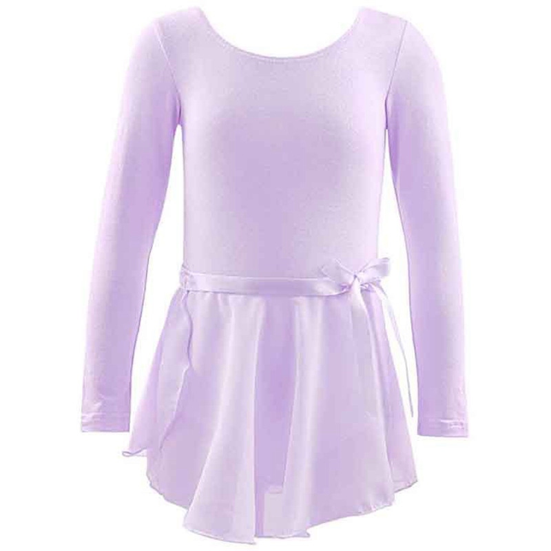 UK Kids Girls Cotton Tutu Skirt Ballet Dance Leotard Romper with Chiffon Dress - Image 7