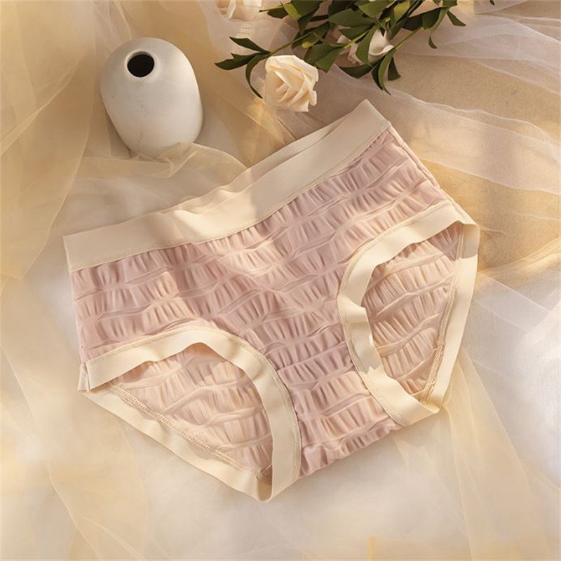 Large Size Underwear Lady Sexy Japanese Graphene Crotch Cloth Breathable Mid Waist Hip Lift Body Shaping Girls' Briefs Women - 图片 51