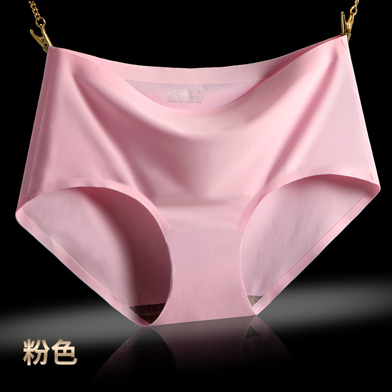 New One-Piece Seamless Underwear for Women Ice Silk Mid-Rise Sexy Ladies Panties Women Large Size Women's Underwear 810 - 图片 13