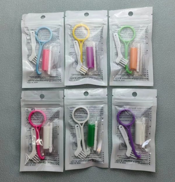 3Pc/Set Orthodontic Bite Glue Soothing Chews Small Brush Remover Correction Special - Image 9