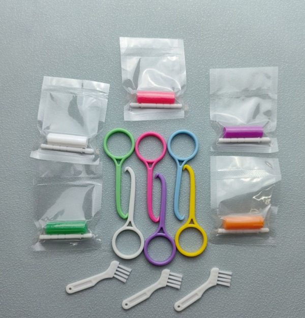 3Pc/Set Orthodontic Bite Glue Soothing Chews Small Brush Remover Correction Special - Image 10