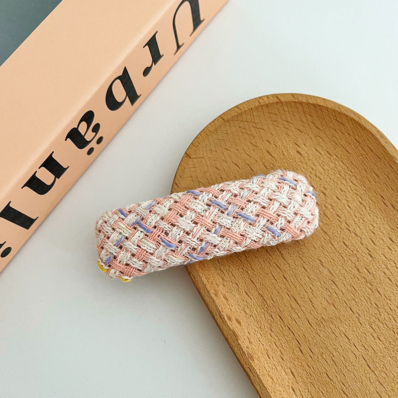 Pink Sweet Girl Barrettes Woolen Side Clip Bang Clip Bb Clip Hairpin Hair Accessory Fashion - 图片 14