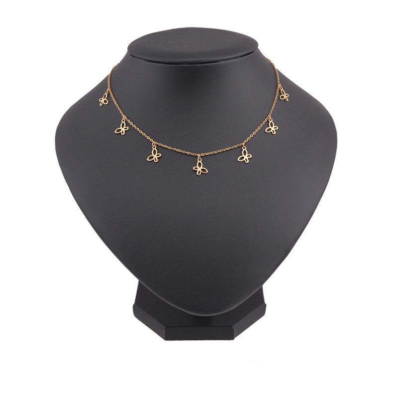 Round Tassel star gold Necklace Women Choker Necklaces Pendants jewelry gift - Image 8