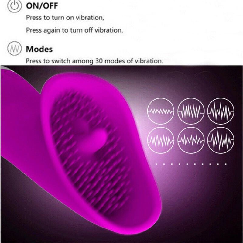 Vibrator Clitoris Tongue Clitoral Stimulation Dildo 30 Mode Silicone Sex Toy - 图片 7