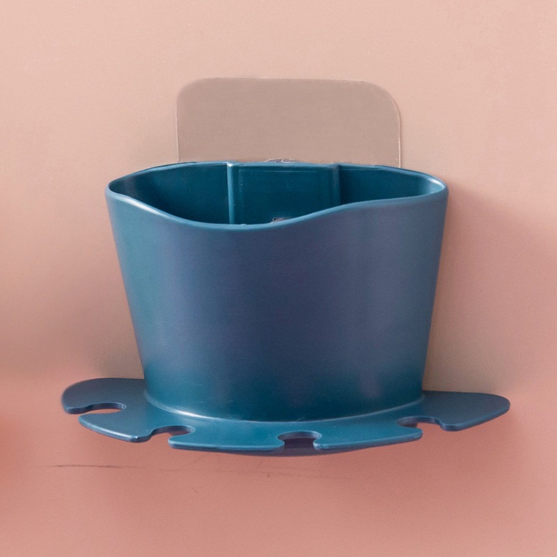 Bathroom Toothbrush Toothpaste Wall Mounted Holder Suction Cup Self-adhesive - Image 7