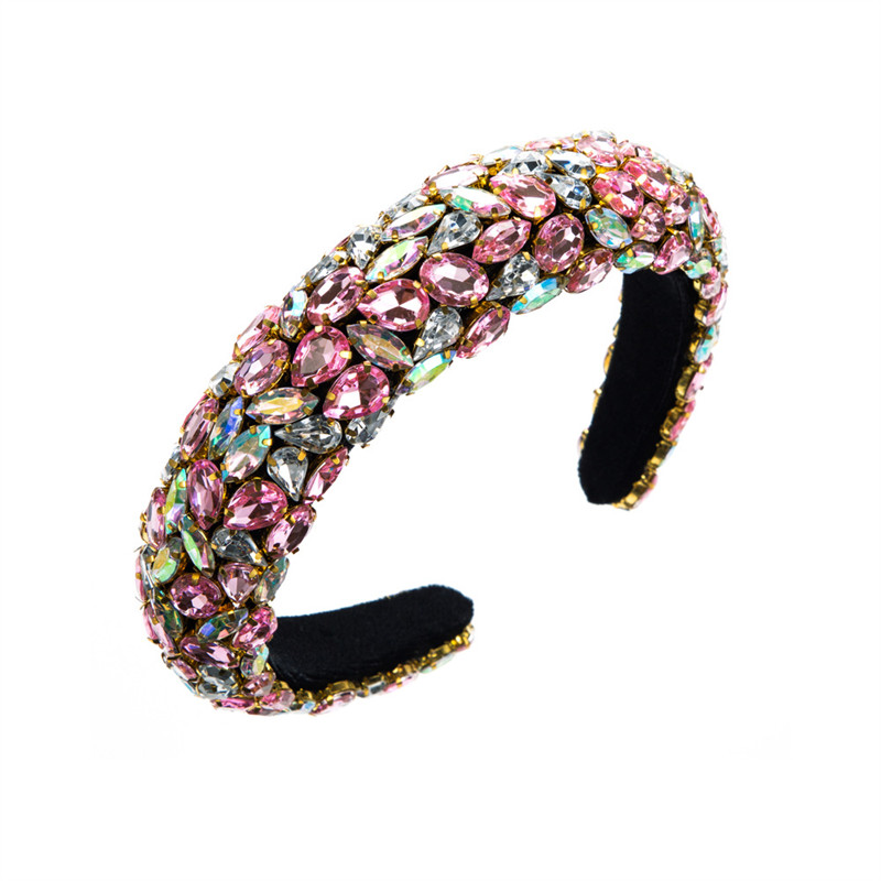 Sponge Wide Edge Headband Baroque Fashion Hair Accessories Women Hair Ornaments - 图片 6