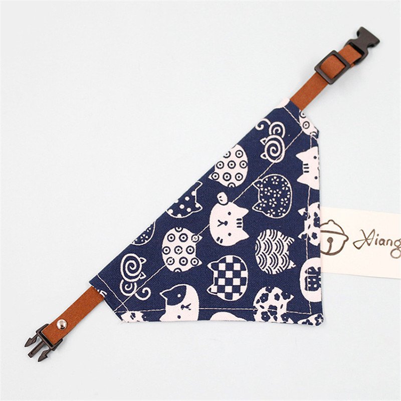 Handmade Dog Bandana Slide on Collar Neckerchief Scarf Present Pet scarf - Image 21