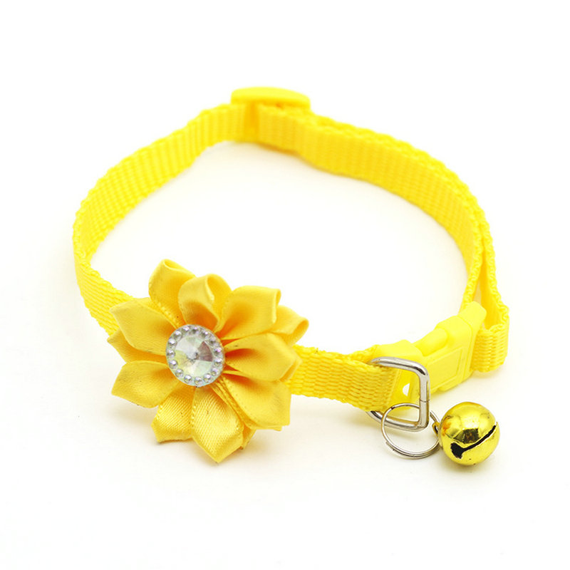 New Products in Stock Supply 1.0 Pet Bell Flower Collar Dog Collar Collar Cat Collar Ornament - Image 7