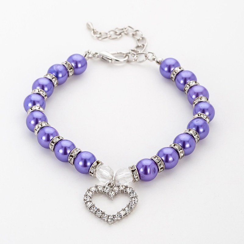 Manufacturers Popular Pet Supplies Pearl Necklace Pet Collar Dogs and Cats Ornament Cross-Border E-Commerce Amazon - Image 3