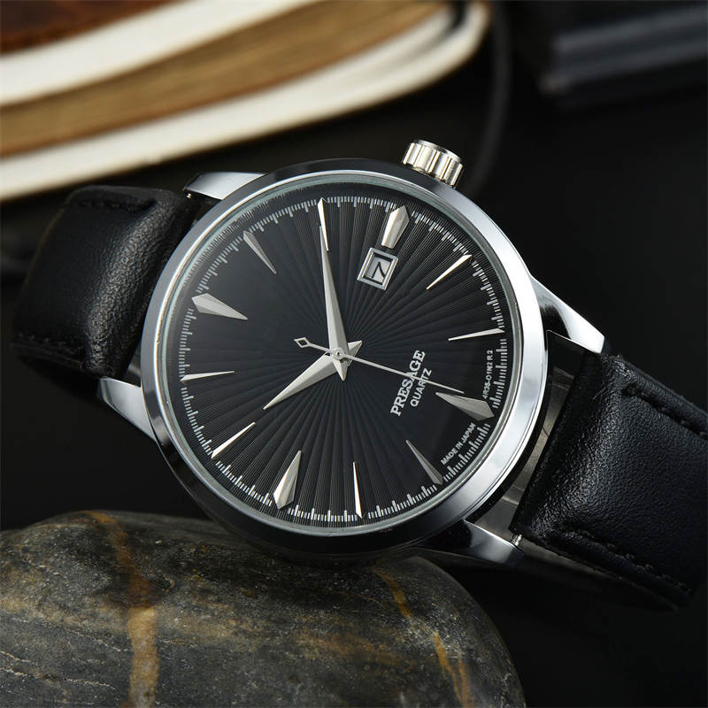 Men's Business Casual Stainless Steel Six-Pin Calendar Men's Quartz Watch Hot Sale Watch - Image 7