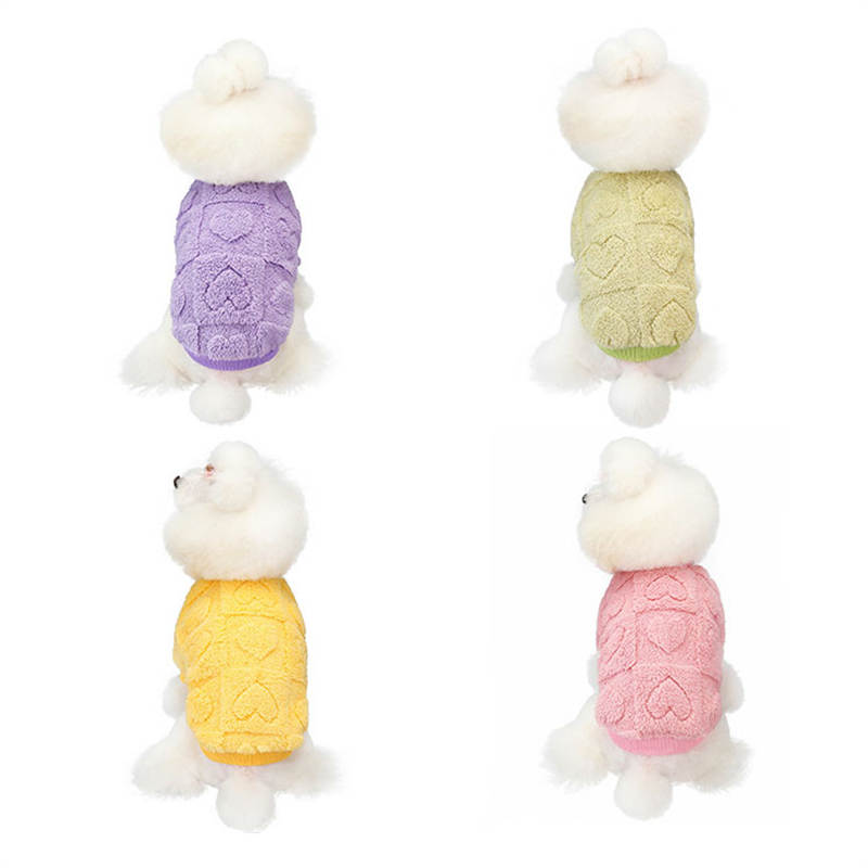 Autumn and Winter Dog Clothes Pet Clothes Super Elastic Fluffy Jacket Fashion - Image 4