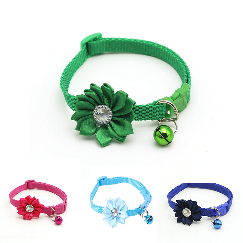 New Products in Stock Supply 1.0 Pet Bell Flower Collar Dog Collar Collar Cat Collar Ornament - Image 10