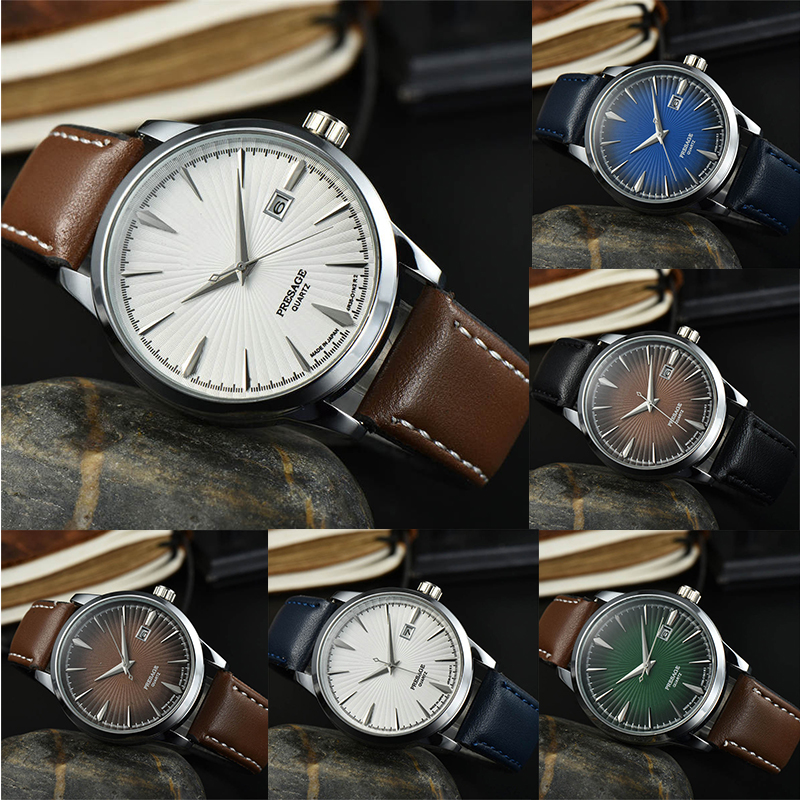 Men's Business Casual Stainless Steel Six-Pin Calendar Men's Quartz Watch Hot Sale Watch - Image 14