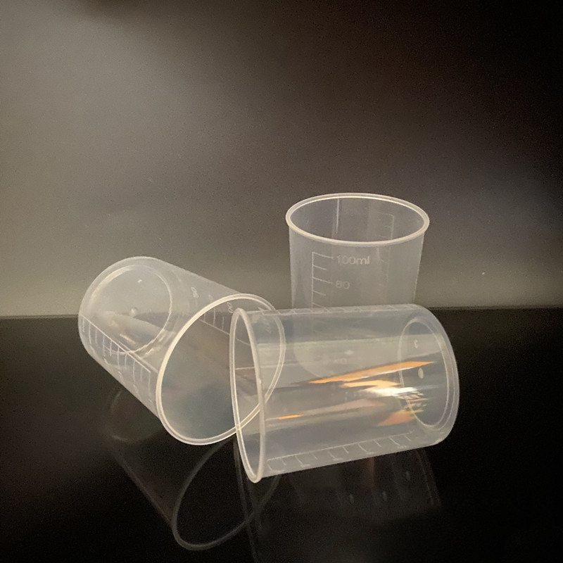 10 pieces Spot Goods 100ml Plastic Measuring Cups Small Measuring Cup Plastic Cup Measuring Cup Beaker Laboratory Measuring Cylinder - Image 7