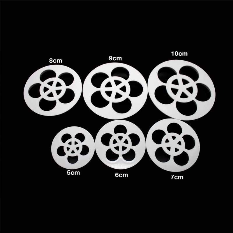 6Pcs Rose Flower Fondant Mould Cutter Cake Decorating Craft Icing Baking Tools - 图片 6