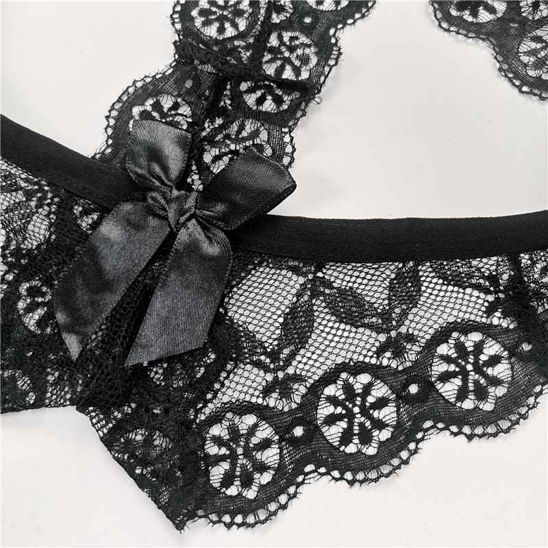 Sexy Lace Thong Women Butterfly Low Waist Panties Transparent Underwear Ladies Briefs Lingere Panty Underware Womens Lingerie - 图片 9
