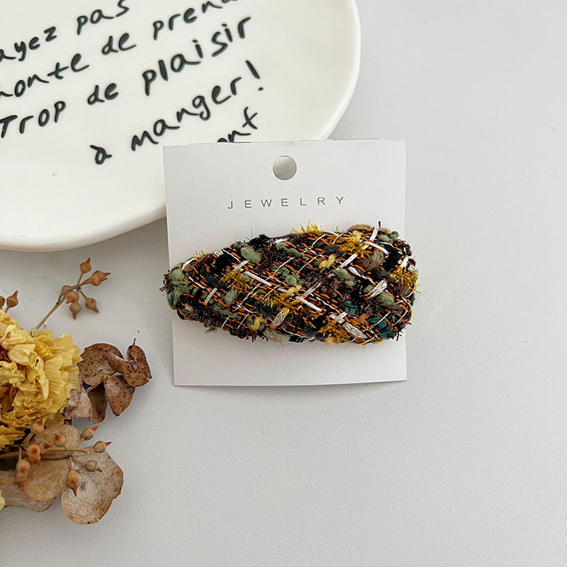 Woolen Barrettes Bb Clip Side Hairpin Solid Color Headdress Bang Clip Hair Accessories - Image 15