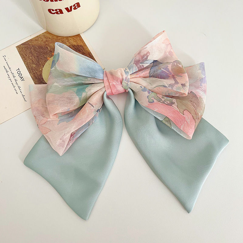 Bow Barrettes Hair Clip Spring Clip Diy Hairpin Head Clip Hairpin Hair Accessories - 图片 15