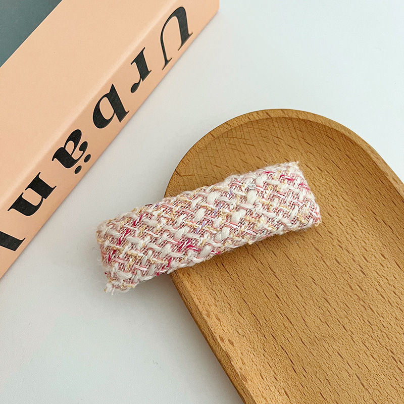 Pink Sweet Girl Barrettes Woolen Side Clip Bang Clip Bb Clip Hairpin Hair Accessory Fashion - 图片 15