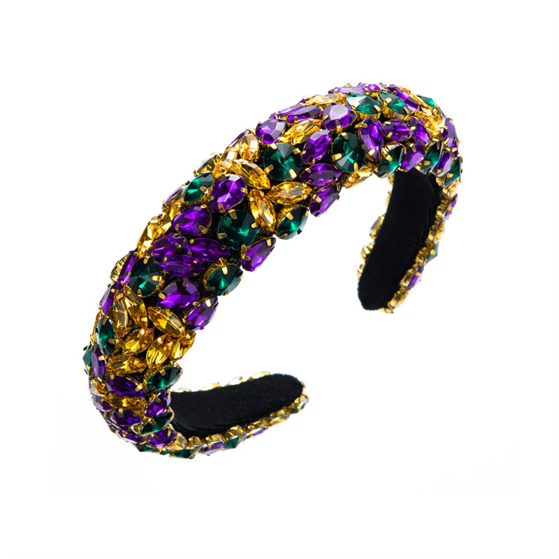 Sponge Wide Edge Headband Baroque Fashion Hair Accessories Women Hair Ornaments - 图片 7