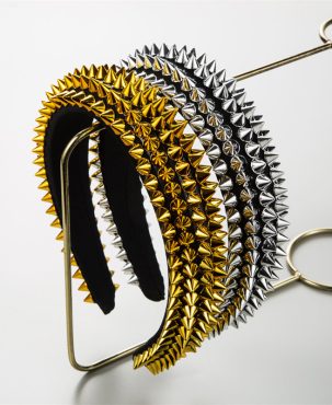 Rivet Headband Female Baroque Ball Headwear Fashion Sponge Hair Accessory Hair Ornaments