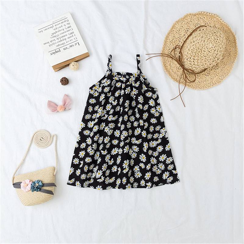 Girls Baby Summer Dress Sleeveless Floral Colorful Spotty Cotton Strappy NEW - 图片 28