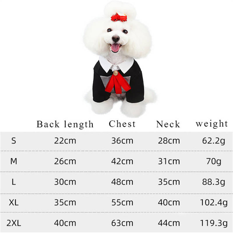 Pet Clothes Pet Suit Wedding Pet Dress Swallowtail Dog Clothes Fashion - Image 10