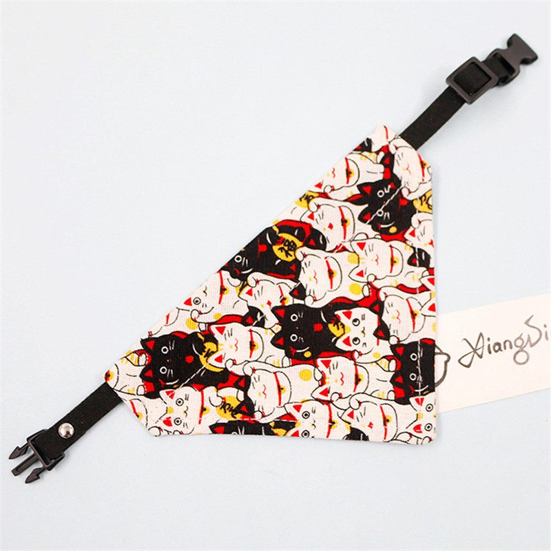 Handmade Dog Bandana Slide on Collar Neckerchief Scarf Present Pet scarf - Image 22