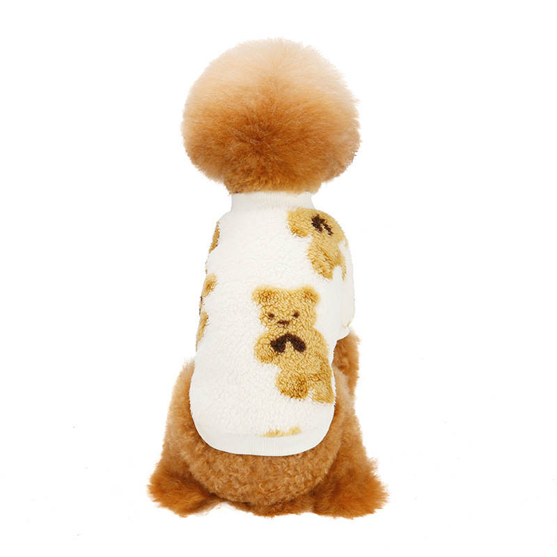 Autumn and Winter Dog Clothes Pet Clothes Super Elastic Fluffy Jacket Fashion - Image 70