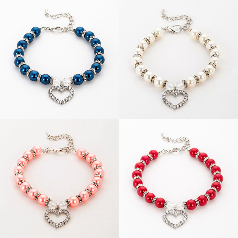 Manufacturers Popular Pet Supplies Pearl Necklace Pet Collar Dogs and Cats Ornament Cross-Border E-Commerce Amazon - Image 20