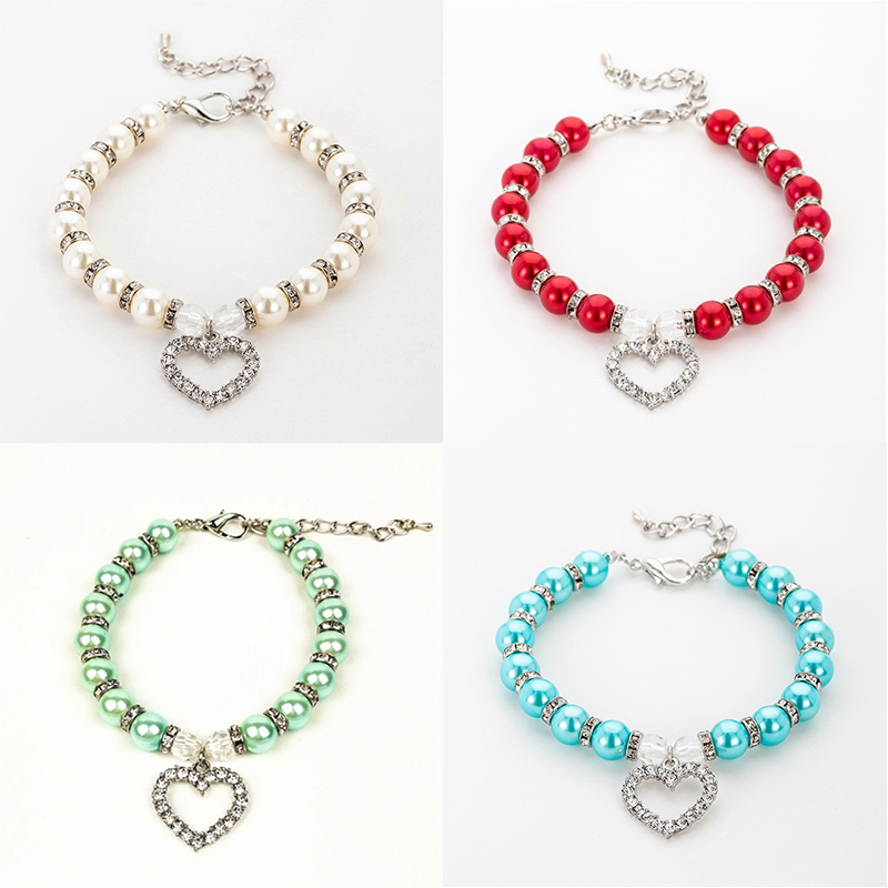 Manufacturers Popular Pet Supplies Pearl Necklace Pet Collar Dogs and Cats Ornament Cross-Border E-Commerce Amazon - Image 19
