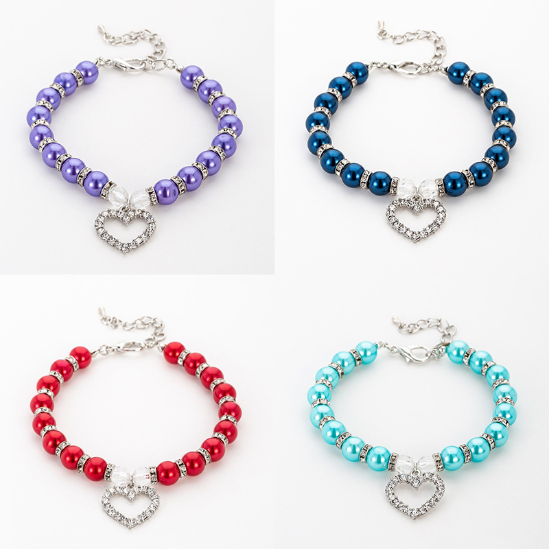 Manufacturers Popular Pet Supplies Pearl Necklace Pet Collar Dogs and Cats Ornament Cross-Border E-Commerce Amazon - Image 16