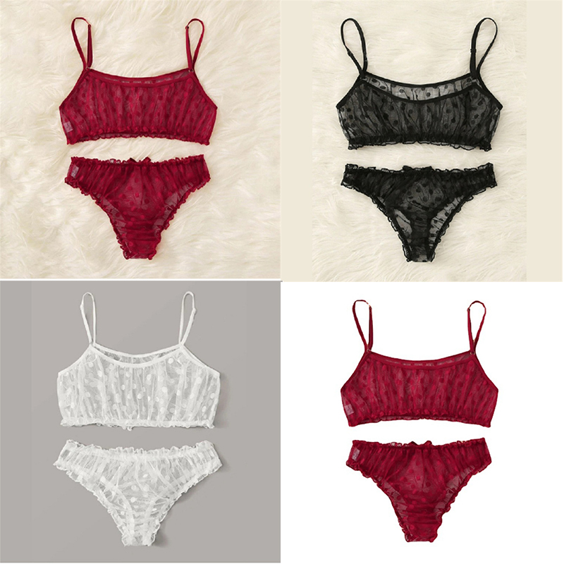 AliExpress Sexy Lingerie Sexy Lace Invisible Underwear Panties Set Factory Wholesale Sexy Suit Cute Less - 图片 6