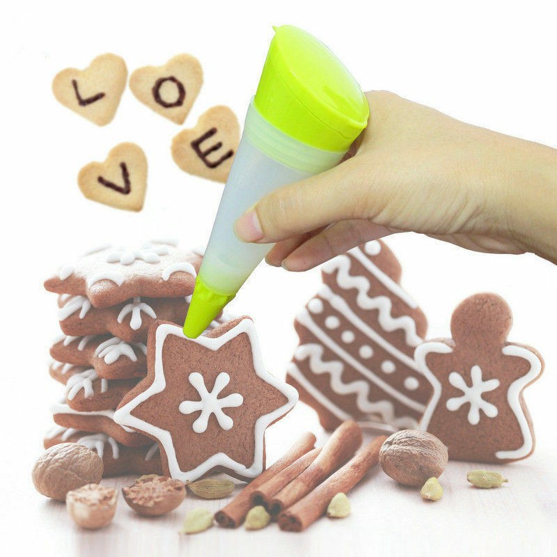 Silicone Pastry Icing Piping Utensil Nozzles Cake Fondant Tool Decorating Pen - Image 8