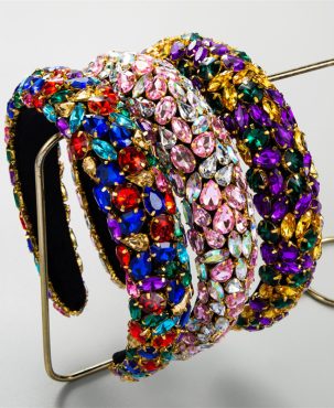 Sponge Wide Edge Headband Baroque Fashion Hair Accessories Women Hair Ornaments