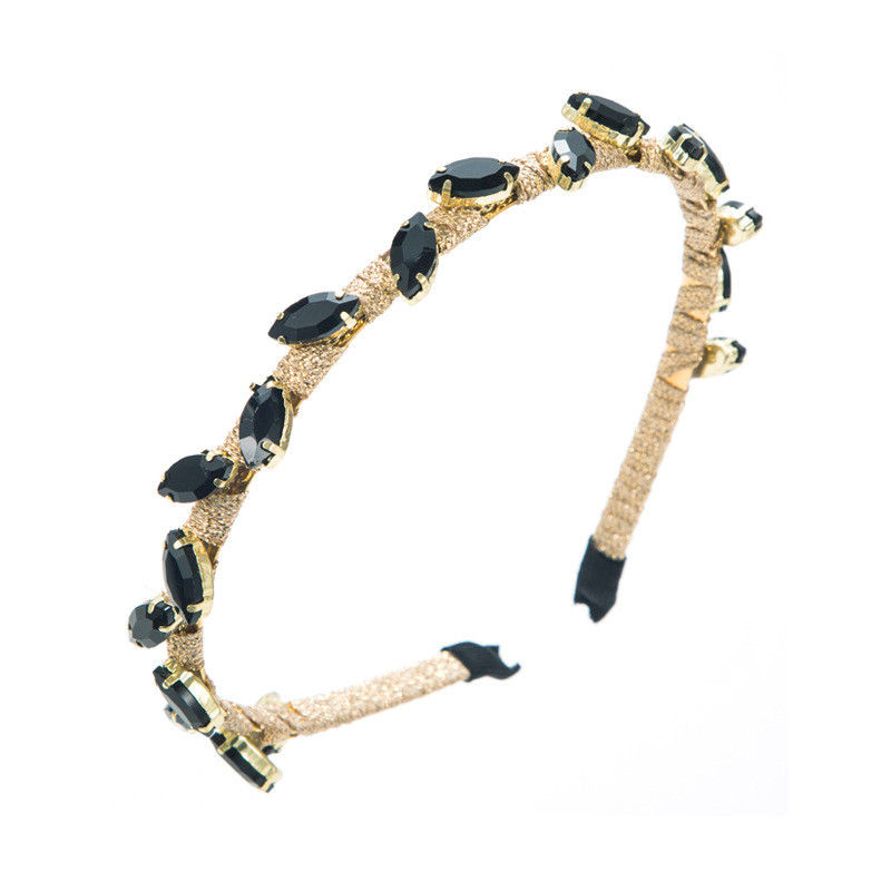 Baroque Inlaid Glass Drill Headband Hair Pressing Ornament Fashion Hair Accessory - 图片 8