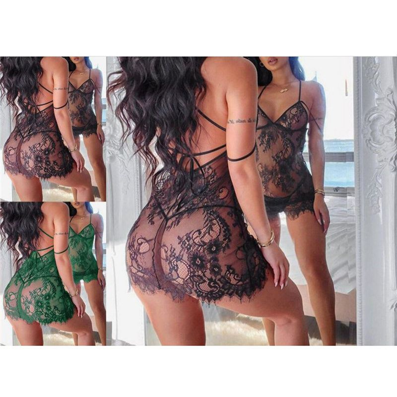 Women Sexy Lingerie Lace Erotic Underwear Set Nightwear Sleepwear Gift