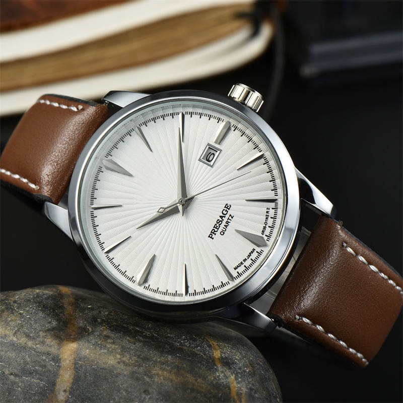 Men's Business Casual Stainless Steel Six-Pin Calendar Men's Quartz Watch Hot Sale Watch - Image 9