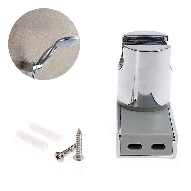 ABS Chrome Adjustable Shower Head Holder Handheld Shower Holder Bathroom Product New - Image 15