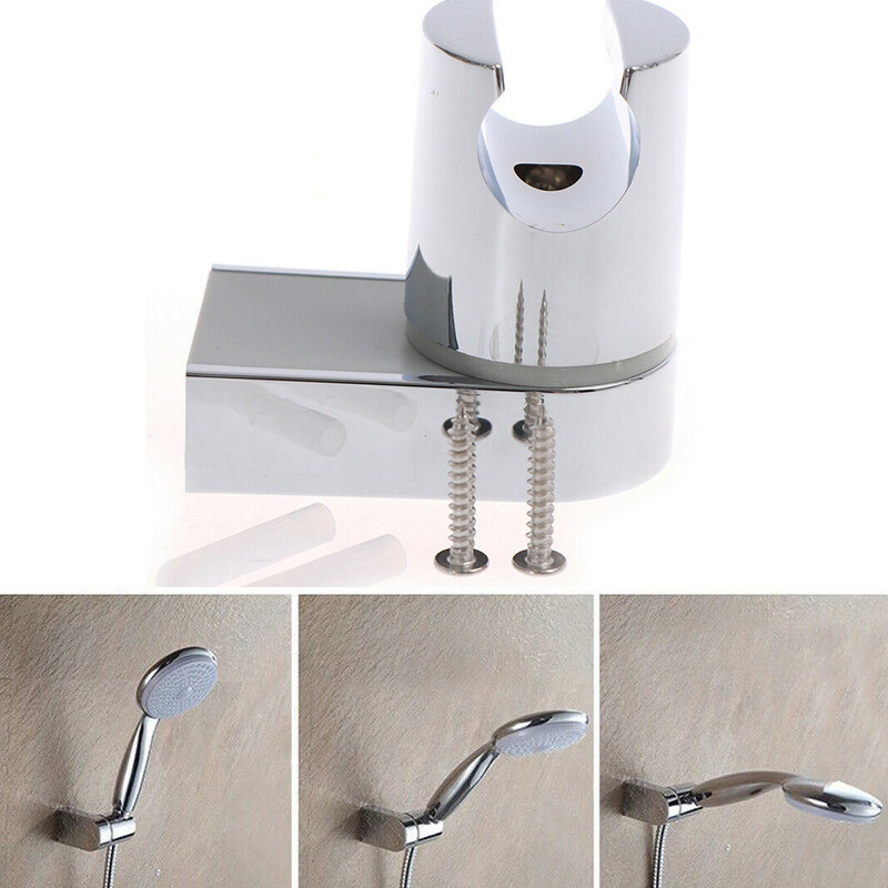 ABS Chrome Adjustable Shower Head Holder Handheld Shower Holder Bathroom Product New - Image 10