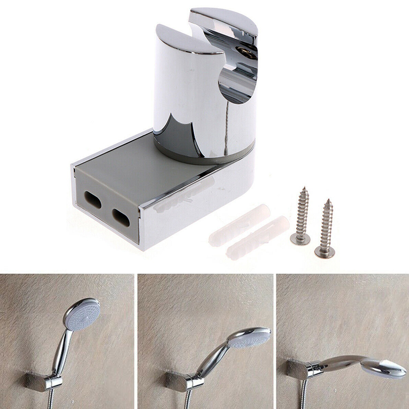 ABS Chrome Adjustable Shower Head Holder Handheld Shower Holder Bathroom Product New - Image 9