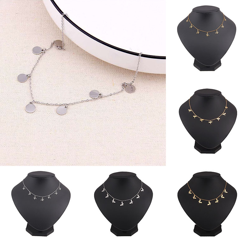 Round Tassel star gold Necklace Women Choker Necklaces Pendants jewelry gift - Image 21