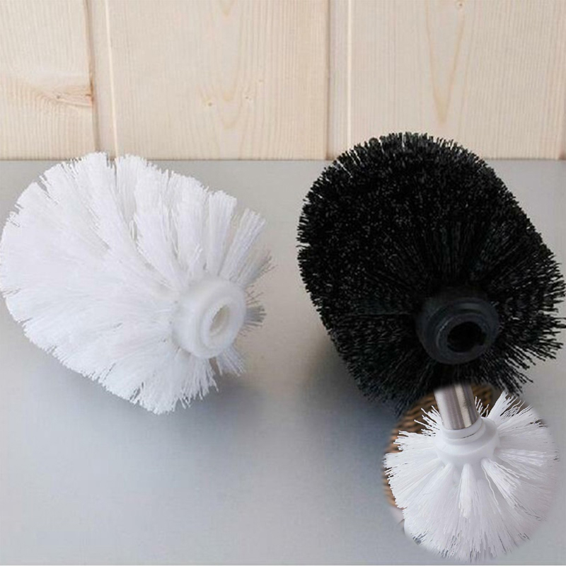 Replacement Stainless Steel WC Bathroom Cleaning Toilet Brush Head Holders - 图片 11