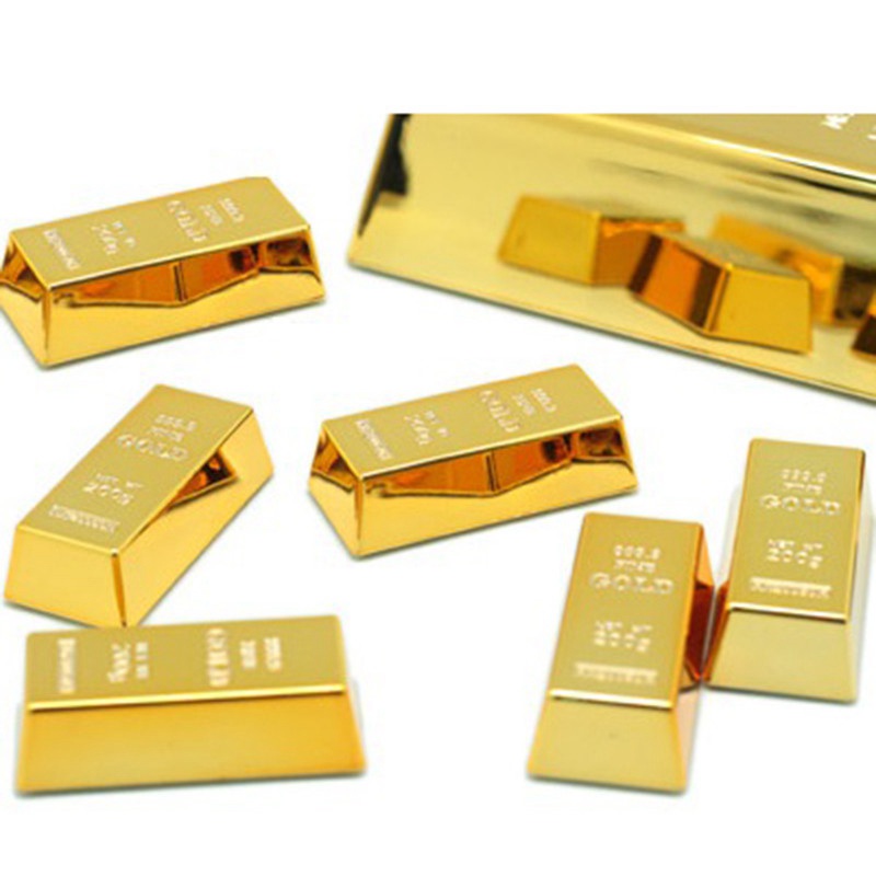 Creative Gold Brick Shape Resin Fridge Magnet Removable Kitchen Refrigerator Magnets Magnet Sticker Craft Kids Gifts Home Decor - 图片 9