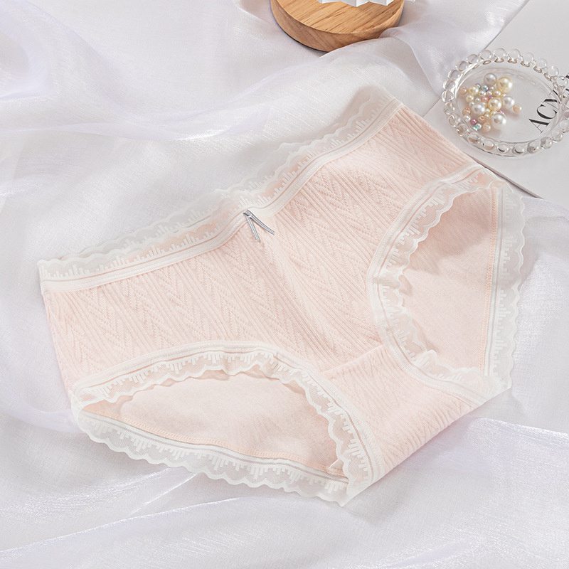 Large Size Underwear Lady Sexy Japanese Graphene Crotch Cloth Breathable Mid Waist Hip Lift Body Shaping Girls' Briefs Women - 图片 49