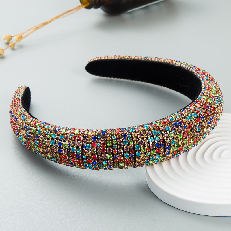 Headband Female Wide Version Baroque Fashion Hair Accessory Hair Ornaments Hair Decor - 图片 10